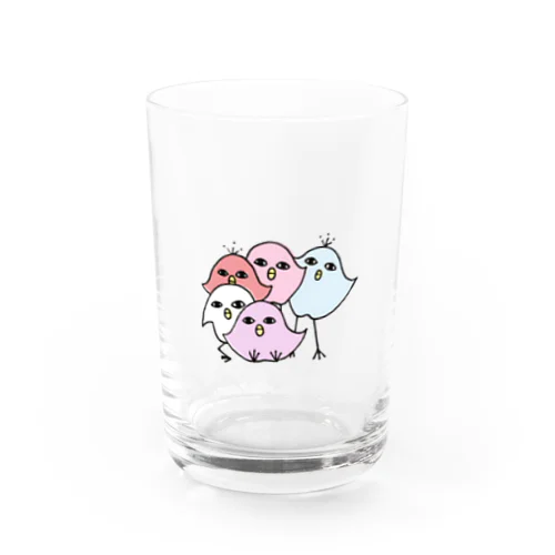 チューチュートレインなトリたち Water Glass