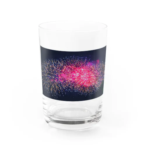 Fire Flower Water Glass