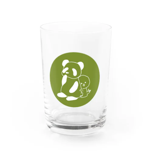 抹茶の擬態パンダ Water Glass