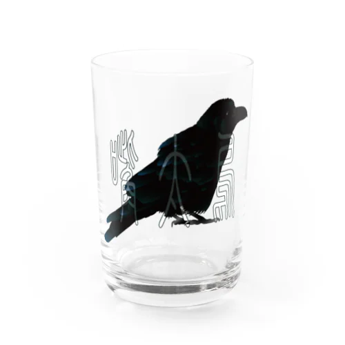 ハシブトガラス Water Glass