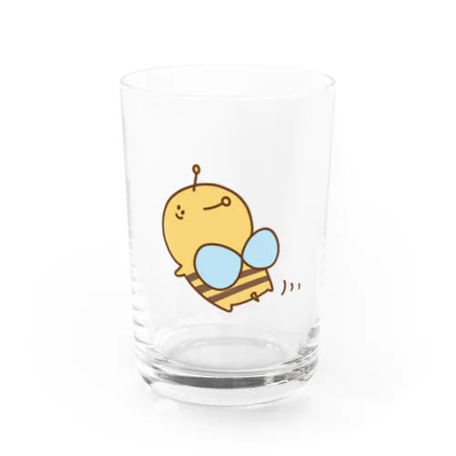 みつばち(とんでる) Water Glass