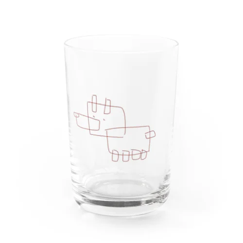 ふれーむ犬 Water Glass