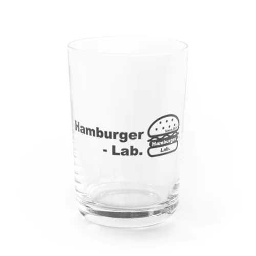 Hambuger Lab. Logo 2 Water Glass