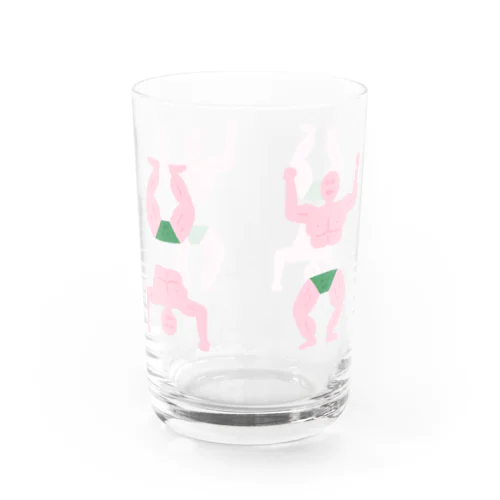 筋肉はつよいマン2号 Water Glass