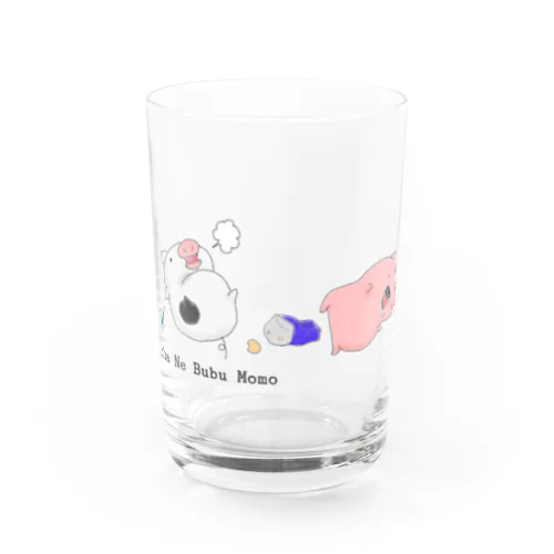 くっちゃねぶーぶーもーもー Water Glass