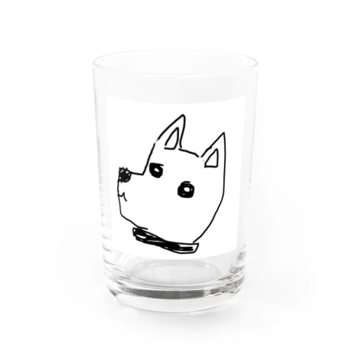 犬を描いてと言われました。 グラス