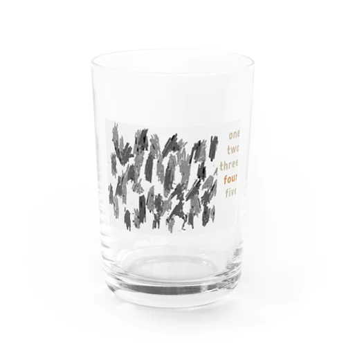 number x leopard series Water Glass