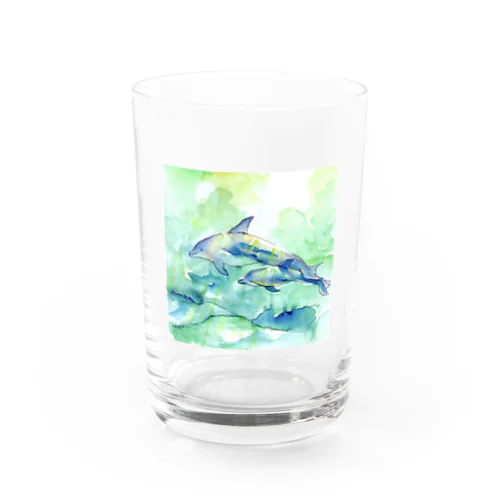 いるか 水彩 Water Glass