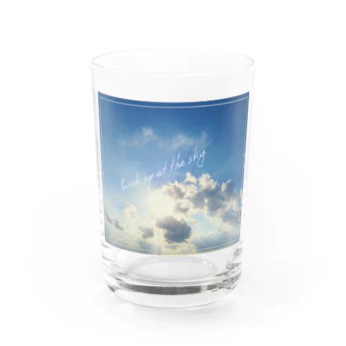 きょうの空「青空」　Filter① Water Glass