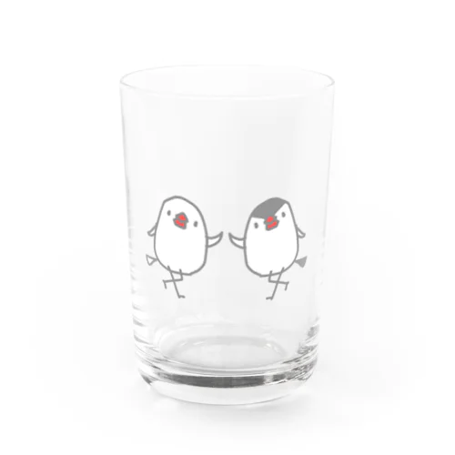 色素薄い文鳥 Water Glass