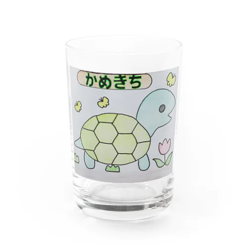 かめ吉 Water Glass