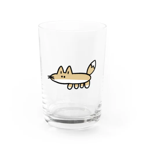 コッペパンなキツネ Water Glass