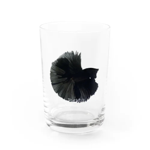 黒いベタグラス グラス