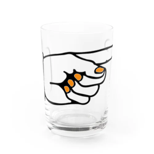 あっちこっち　オレンジ Water Glass