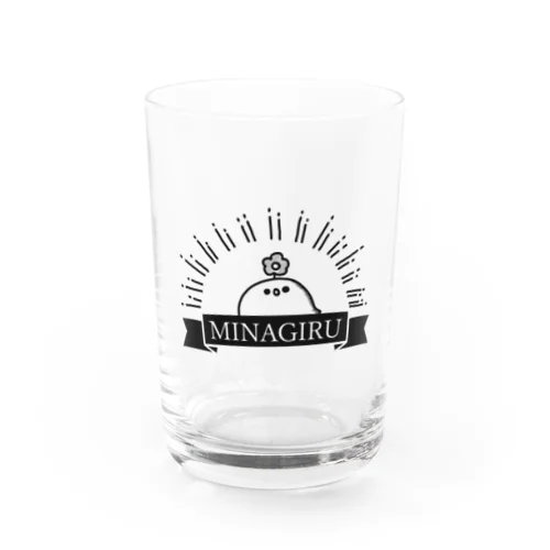 MINAGIRUひよこ(黒) Water Glass