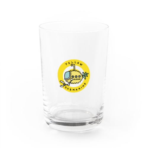 Yellow　Submarine Water Glass