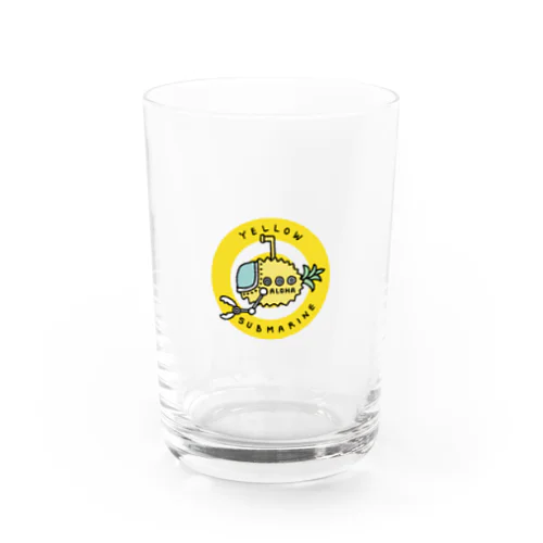 Yellow　Submarine Water Glass