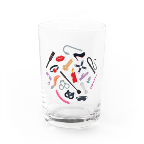 BDSM Icons (Color 01) Water Glass