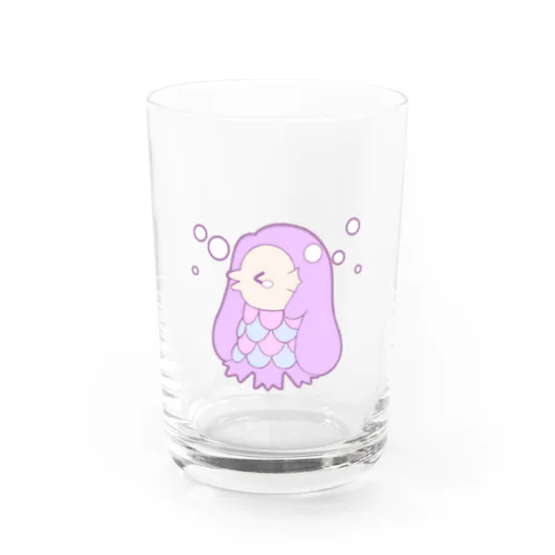 びえ〜んアマビエ Water Glass