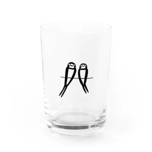 ツバメカップル Water Glass