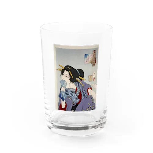 浮世絵美人 Water Glass