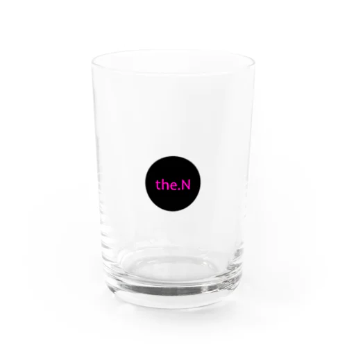 the.Nロゴマークピンク Water Glass