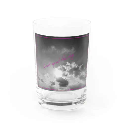 きょうのそら「青空」　Fiter④（Pink） Water Glass