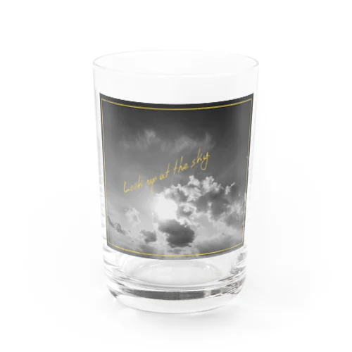 きょうのそら「青空」　Fiter④（Yellow） Water Glass