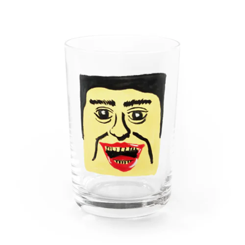 笑顔の人、Aくん Water Glass