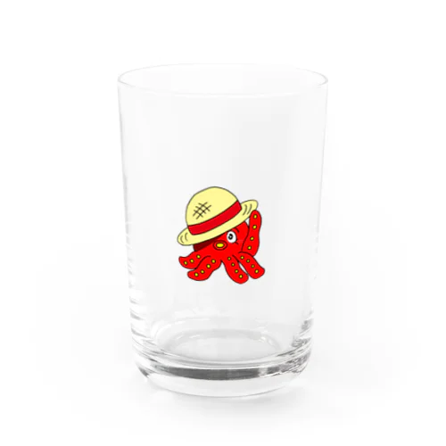 たこと麦わら帽子 Water Glass