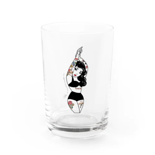 タトゥーガール Water Glass