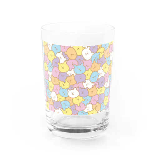 ギューギュークマ多め　ほんわかカラー Water Glass