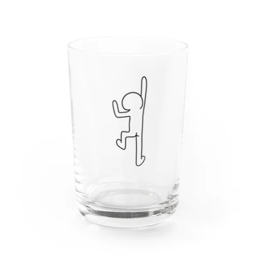 のぼるひと Water Glass