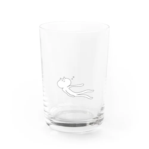 おぼれるねこちゃん Water Glass