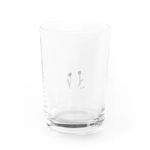 ピンクチューリップ*taisetsu Water Glass