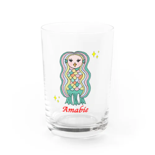 アマビエらぶりー Water Glass