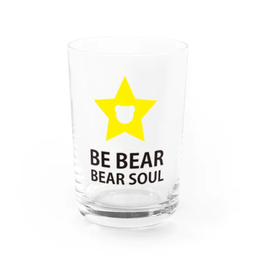 BE BEAR Water Glass