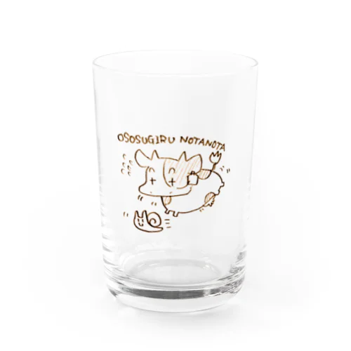 のたのたちゃん Water Glass