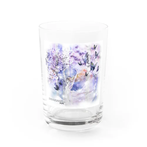 何度でも花が咲くように Water Glass