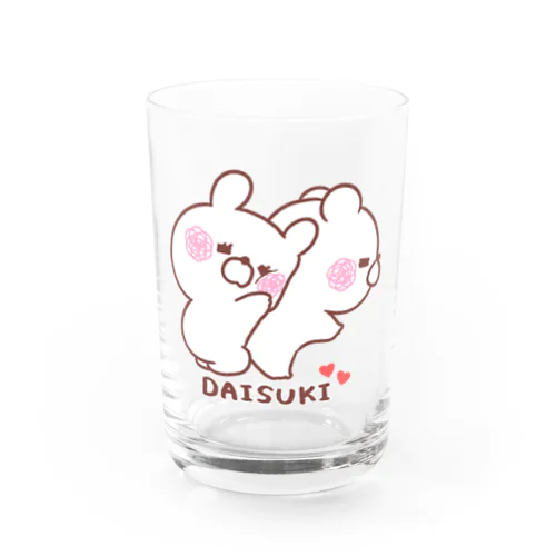 大好きな❤へ送る「ぴとー」 Water Glass