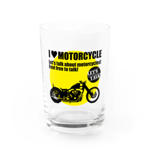 I LOVE MOTORCYCLE グラス