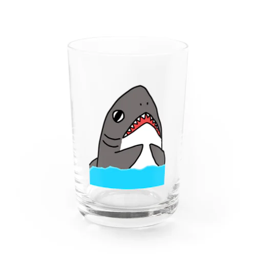 サメちゃん Water Glass