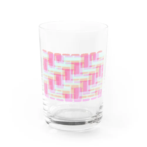 にじいろ三連ぽんたろう Water Glass