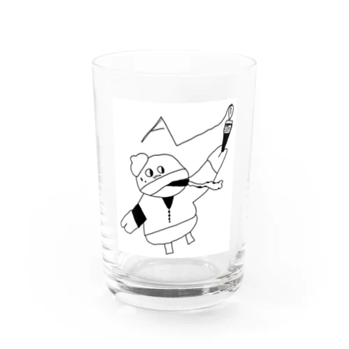 漫画家あひるくん Water Glass