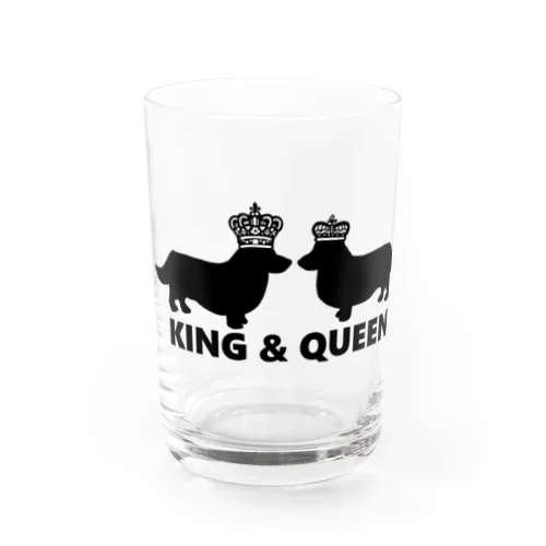 KING ＆ QUEEN （コーギー） Water Glass