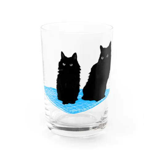 Magic Carpet Ride（cyan） Water Glass