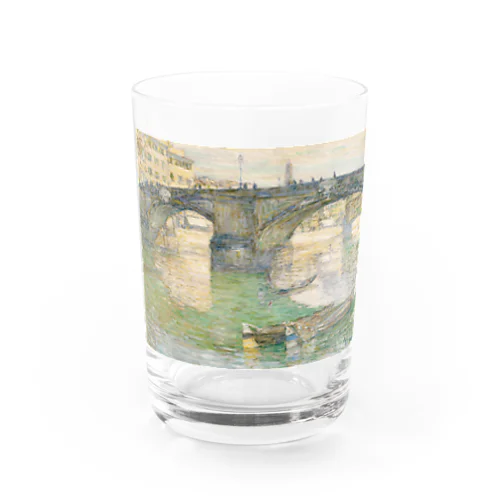 「サンタトリニタ橋」 チャイルドハッサム Water Glass