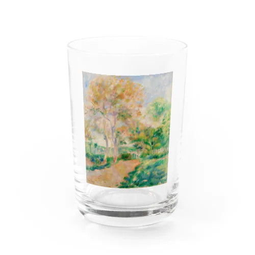 「秋の風景」ルノワール Water Glass