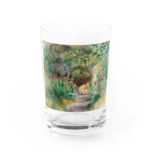 「女性のガーデニングのある風景」ルノワール Water Glass