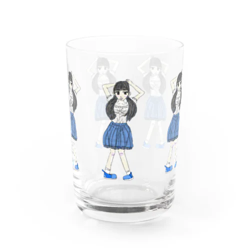 ブルーな女の子 Water Glass